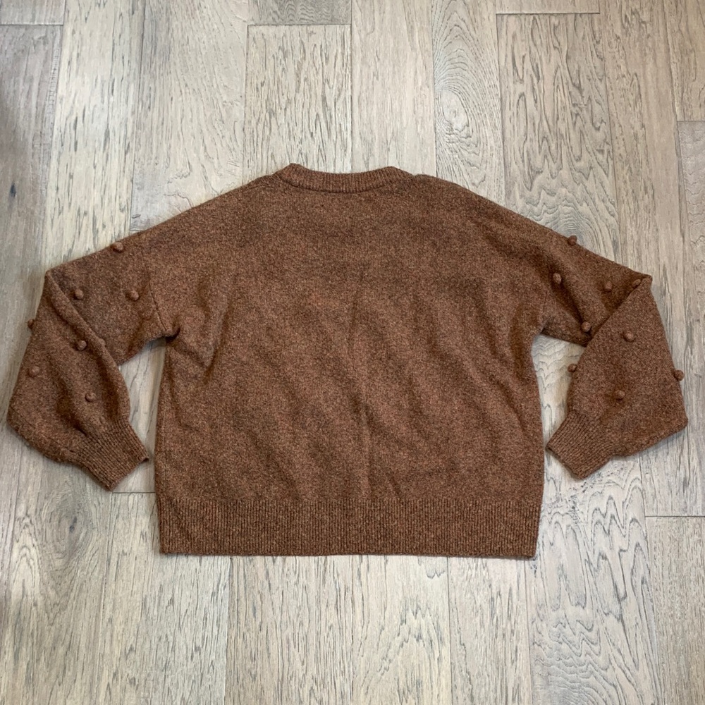 Madewell Brockton Bobble Sweater Merino Wool Blend Size Medium - Picture 10 of 10